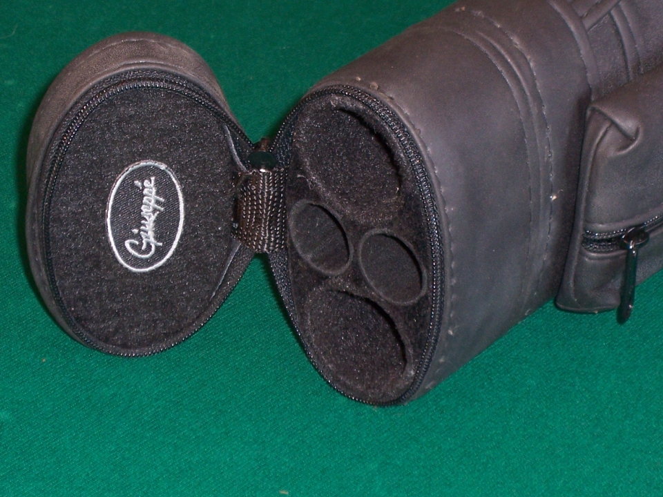 Giuseppe 2X2 Cue Case custom rubber cover